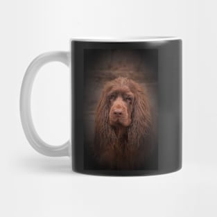 Portrait of a Sussex Spaniel Mug